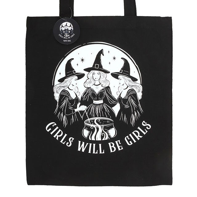 Girls Will Be Girls Witchy Tote Bag