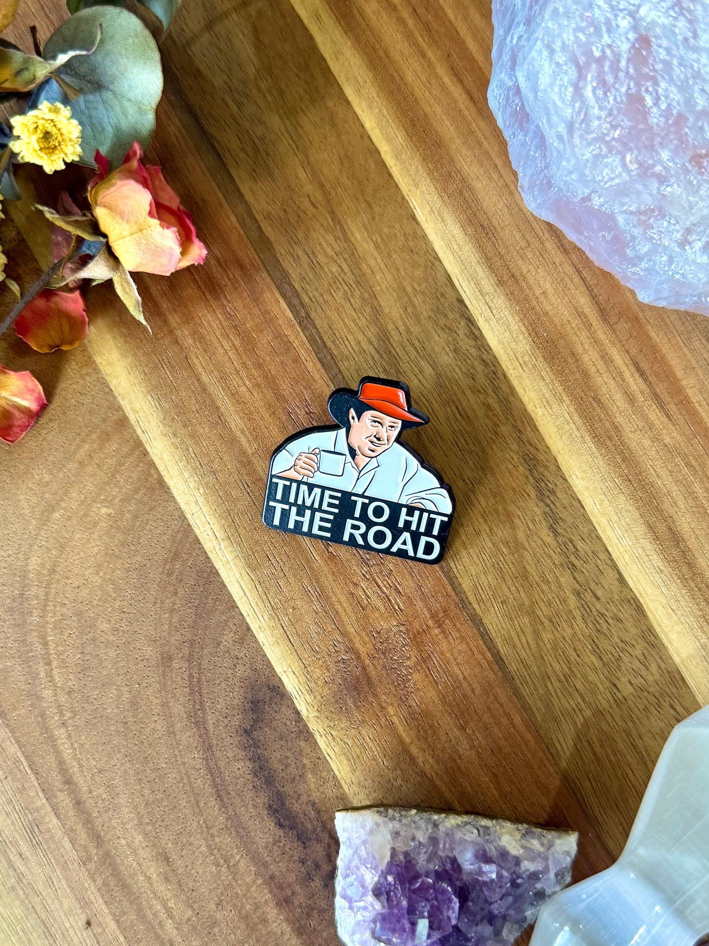 Hit The Road Pin
