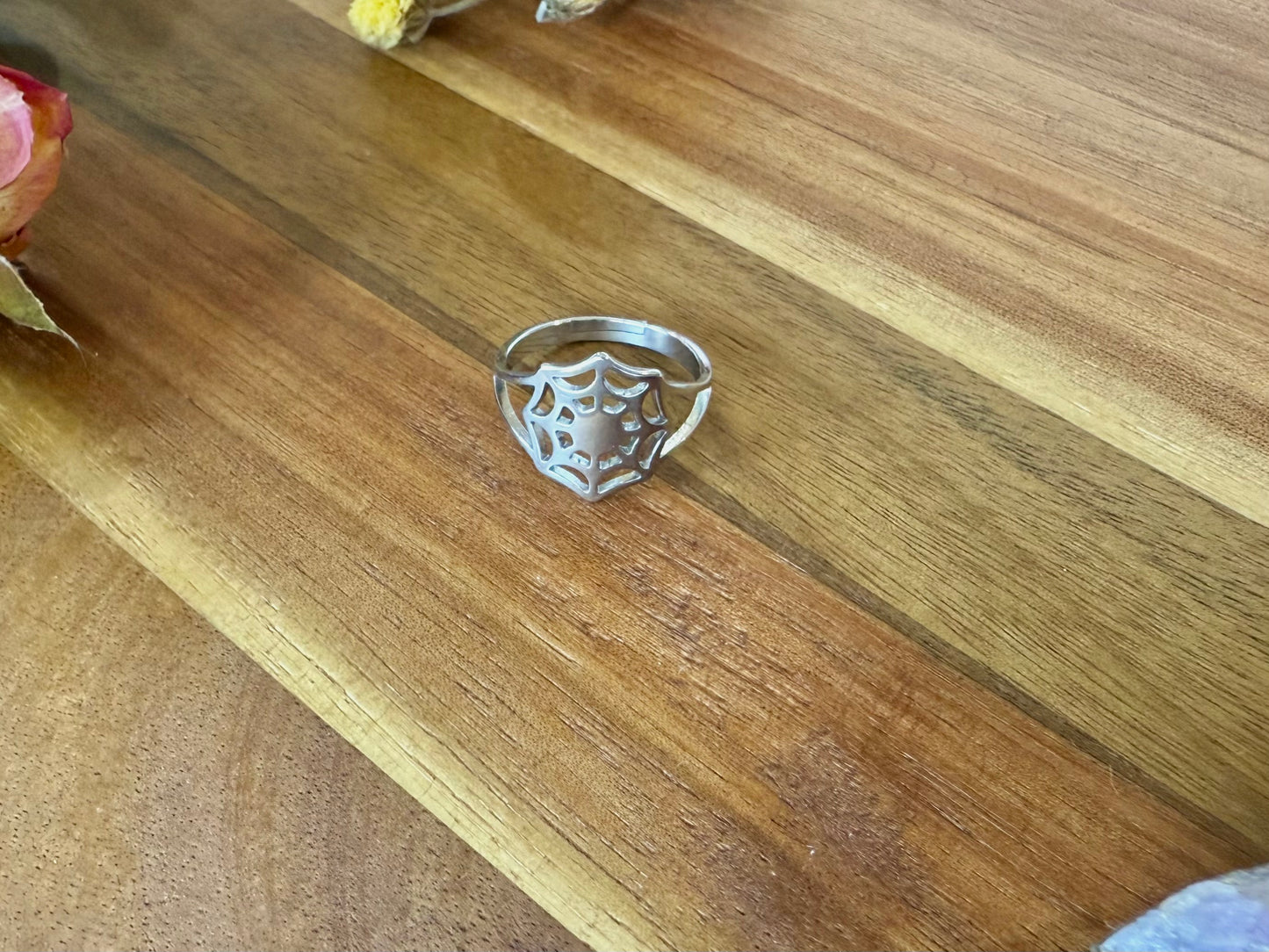 Spider Web Adjustable Ring