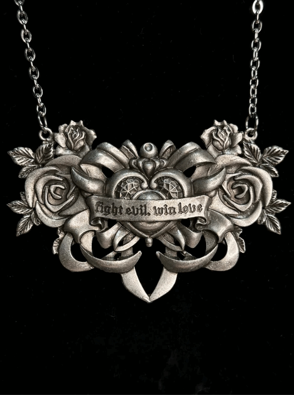 FIGHT EVIL, WIN LOVE - Mother of Hades Tribute Necklace