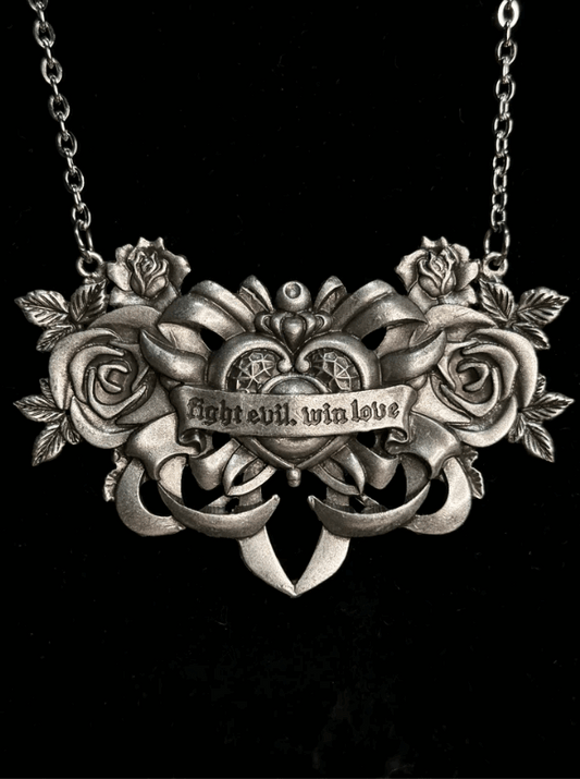 FIGHT EVIL, WIN LOVE - Mother of Hades Tribute Necklace