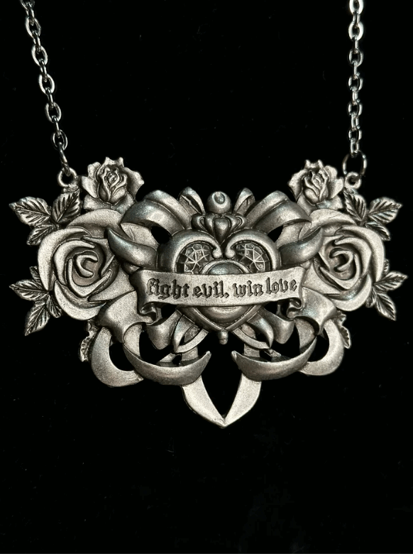 FIGHT EVIL, WIN LOVE - Mother of Hades Tribute Necklace
