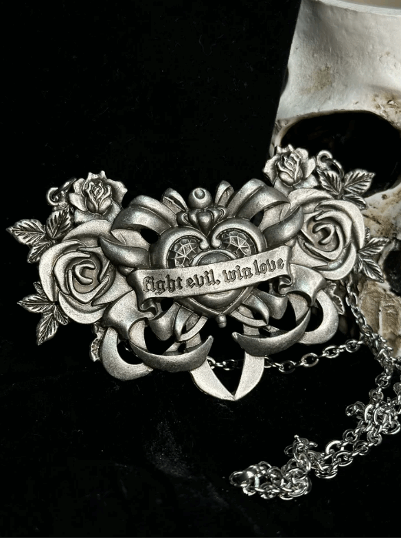 FIGHT EVIL, WIN LOVE - Mother of Hades Tribute Necklace