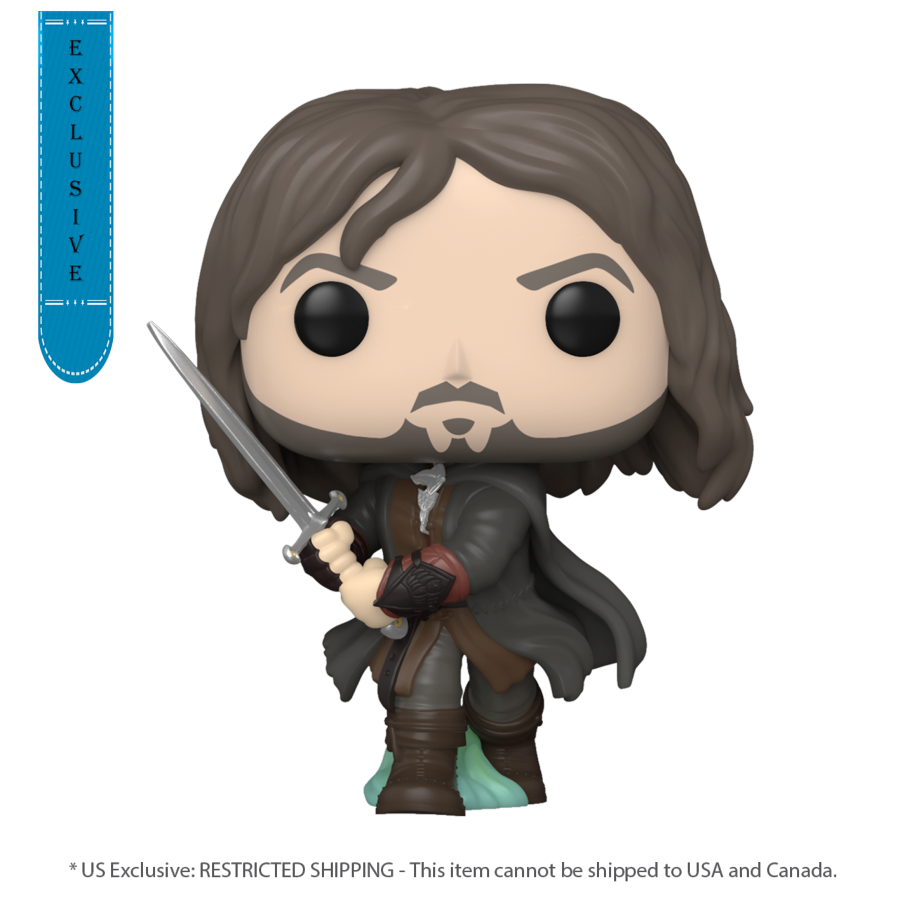 The Lord of the Rings - Aragorn US Exclusive Glow Pop! Vinyl