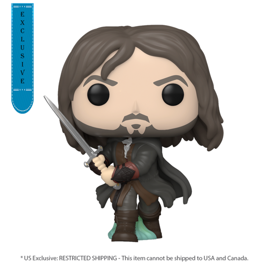 The Lord of the Rings - Aragorn US Exclusive Glow Pop! Vinyl