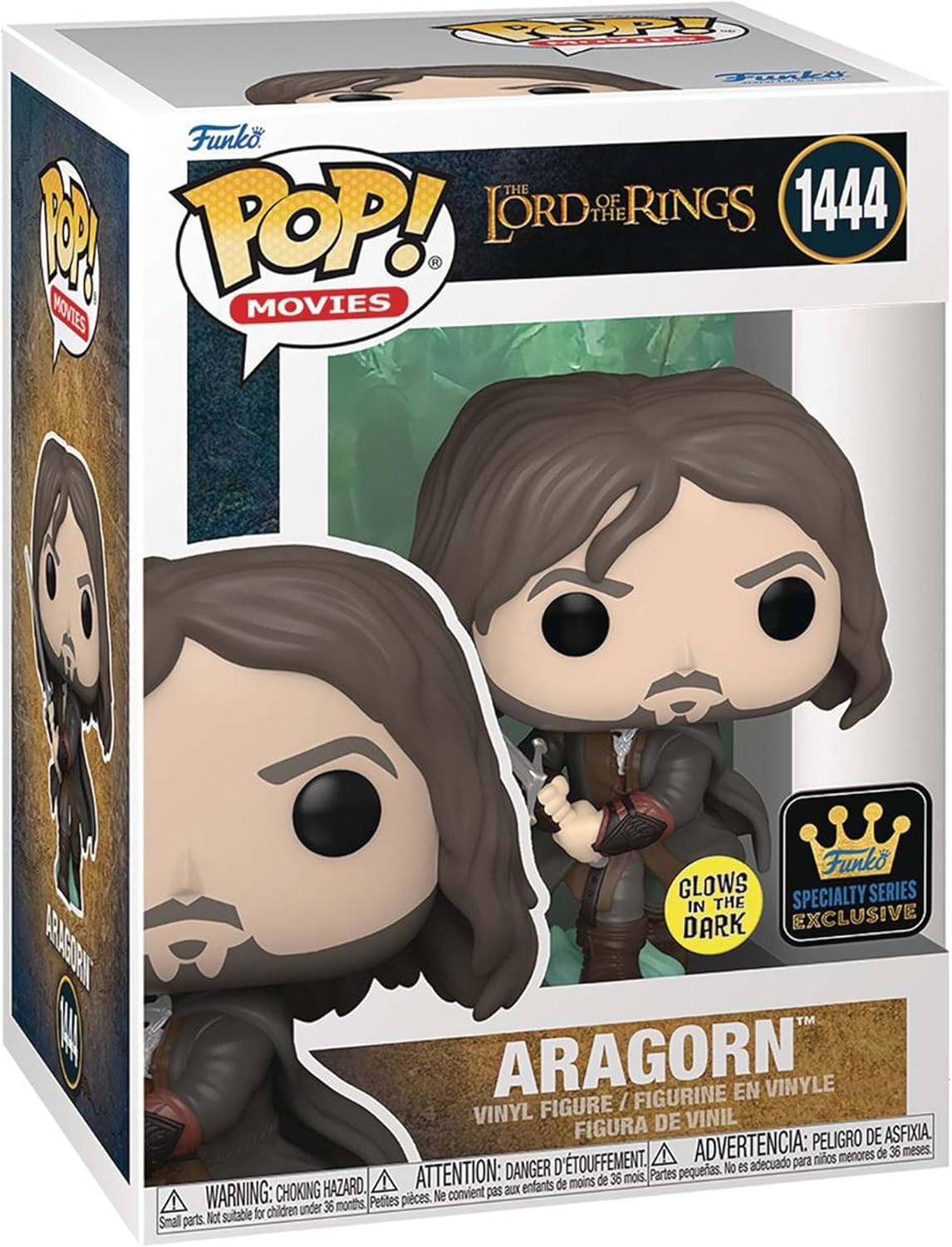The Lord of the Rings - Aragorn US Exclusive Glow Pop! Vinyl
