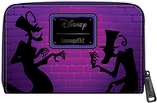 LOUNGEFLY Disney The Princess and the Frog Dr. Facilier Glow in the Dark Zip Around Wallet