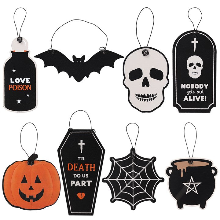 Spooky Mini Hanging Signs