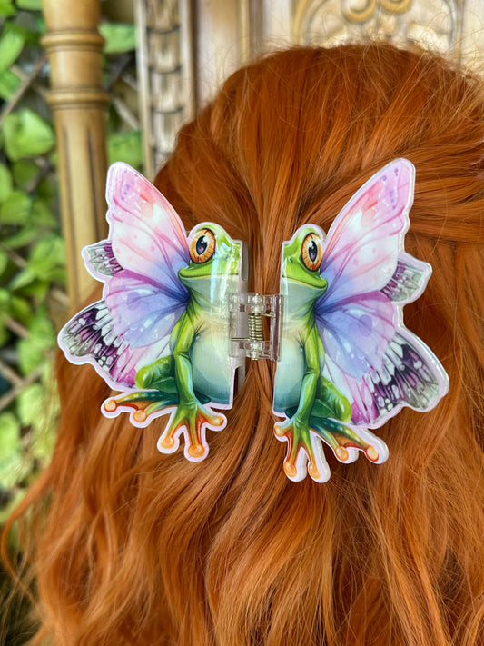 FAIRY FROG - Butterfly Hair Clip