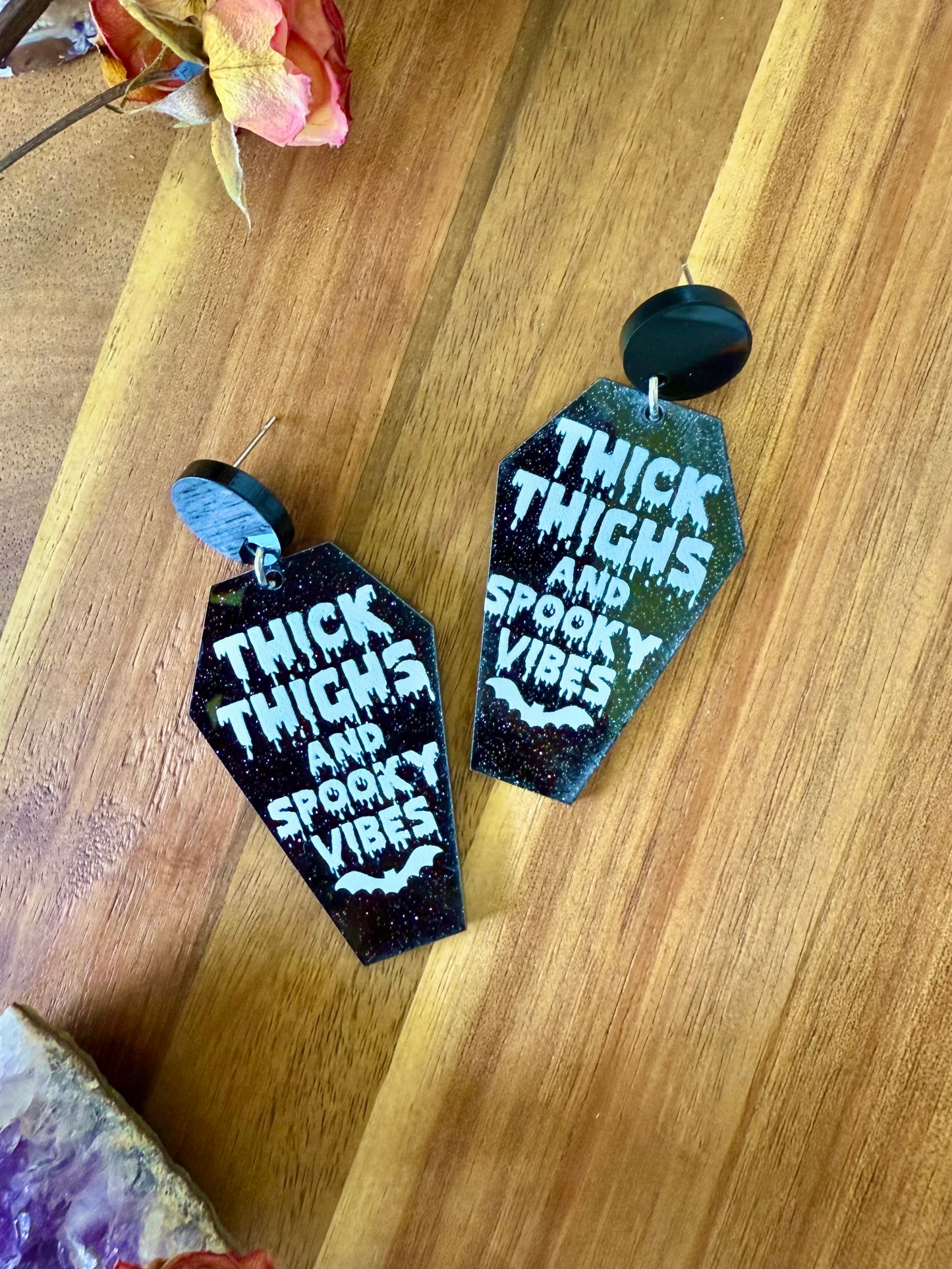 Thick Thighs Dangle Earrings