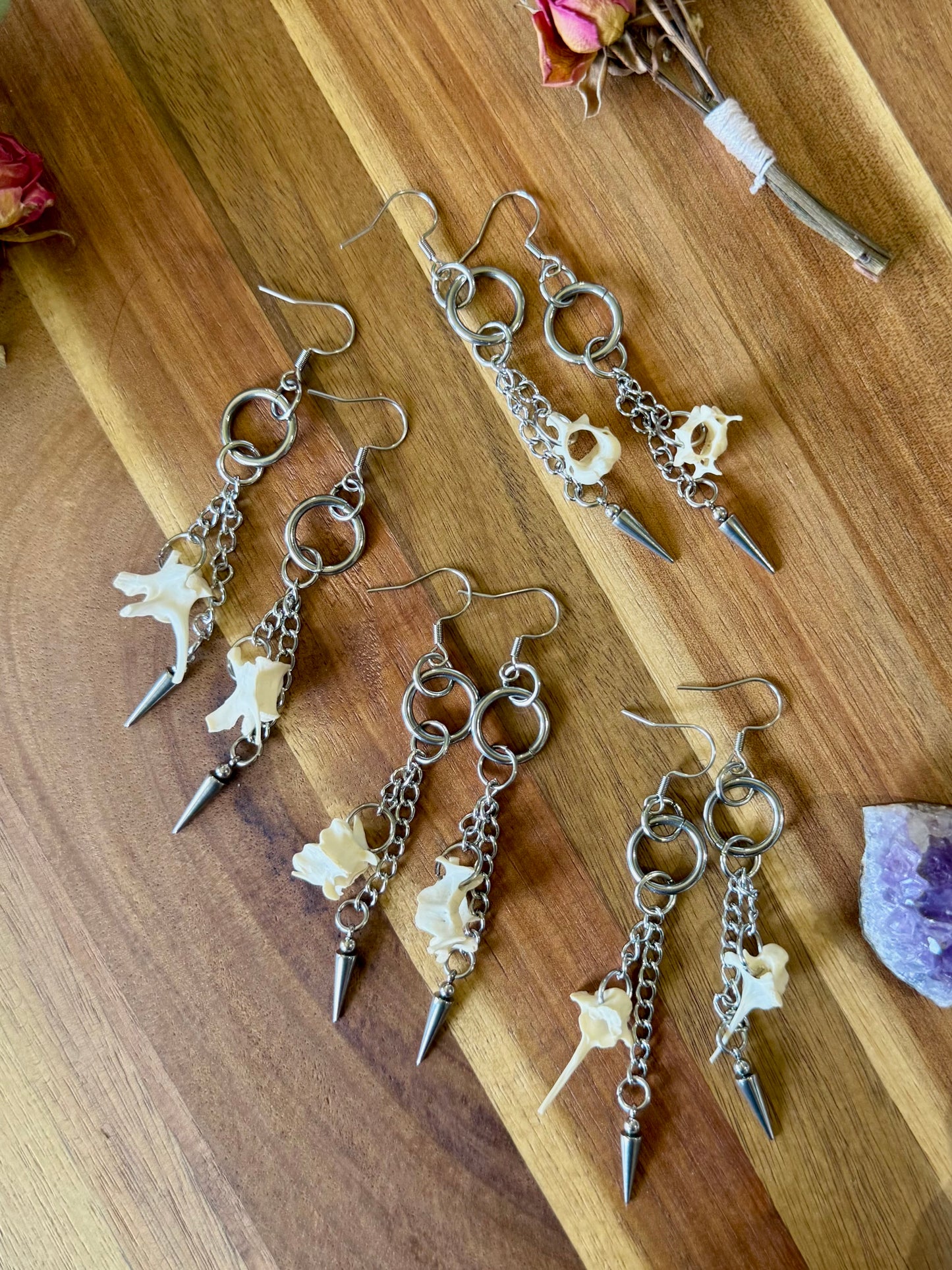 Vertebrae Earrings