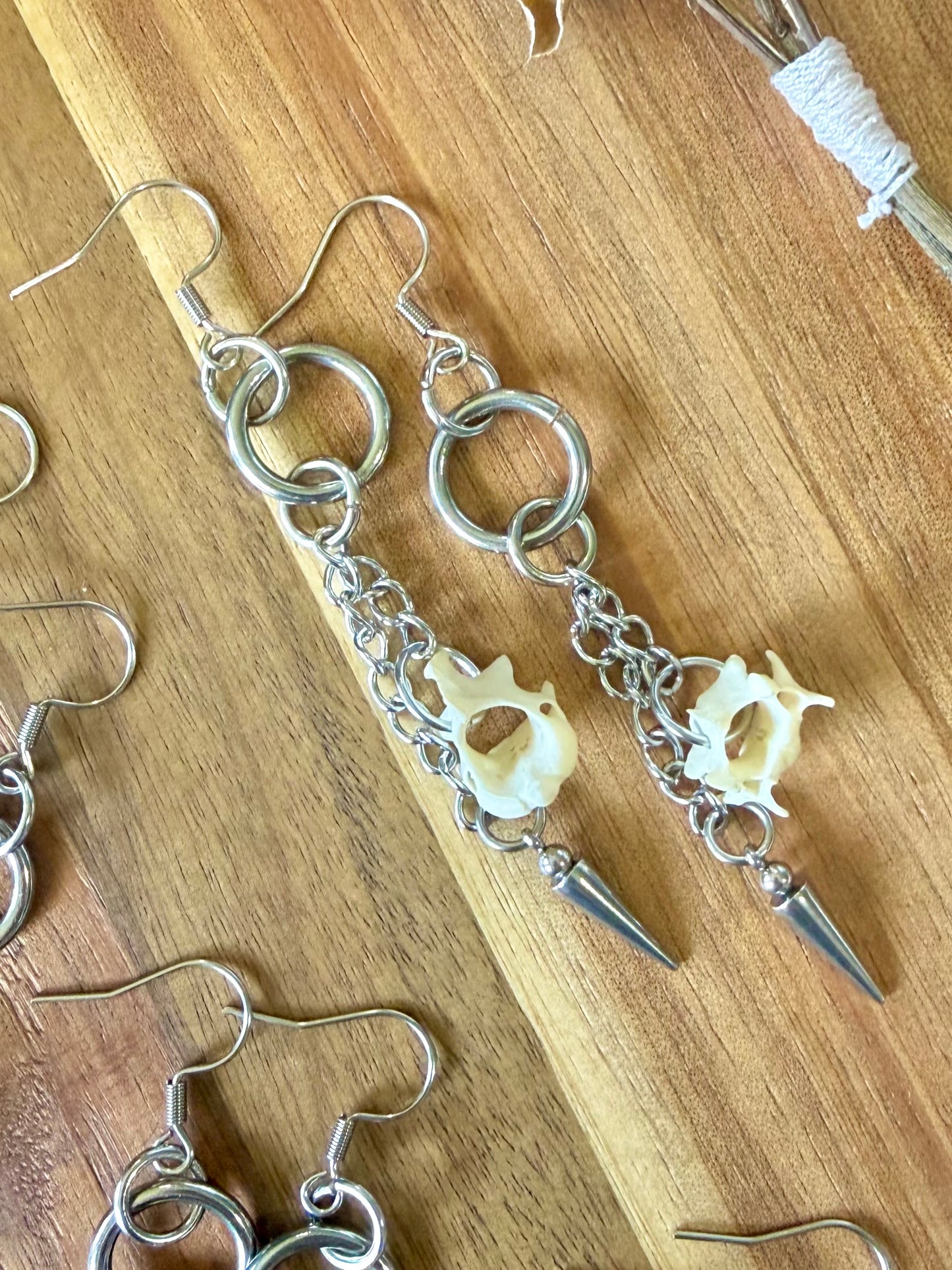 Vertebrae Earrings