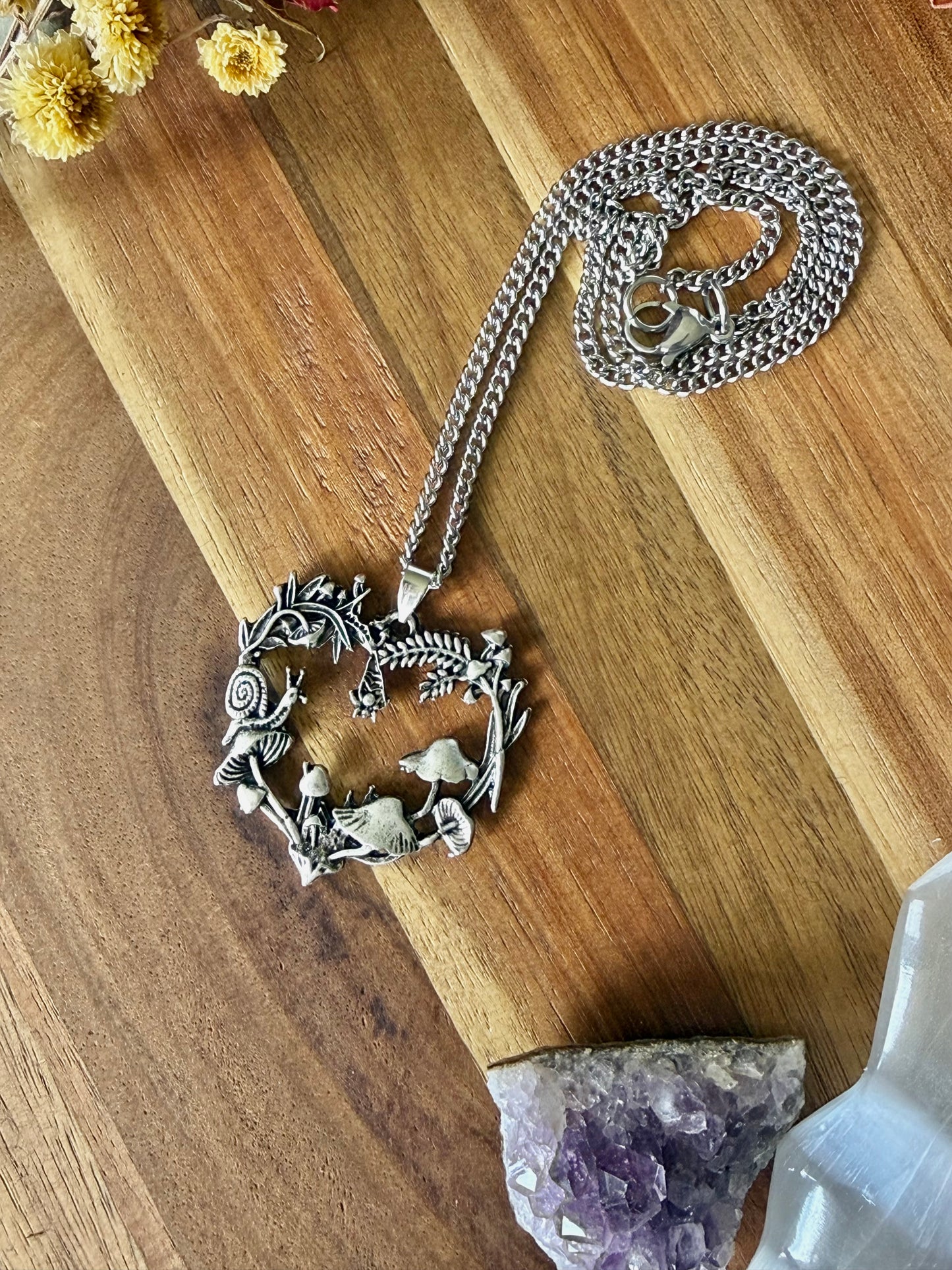 Forest Floor Pendant Necklace