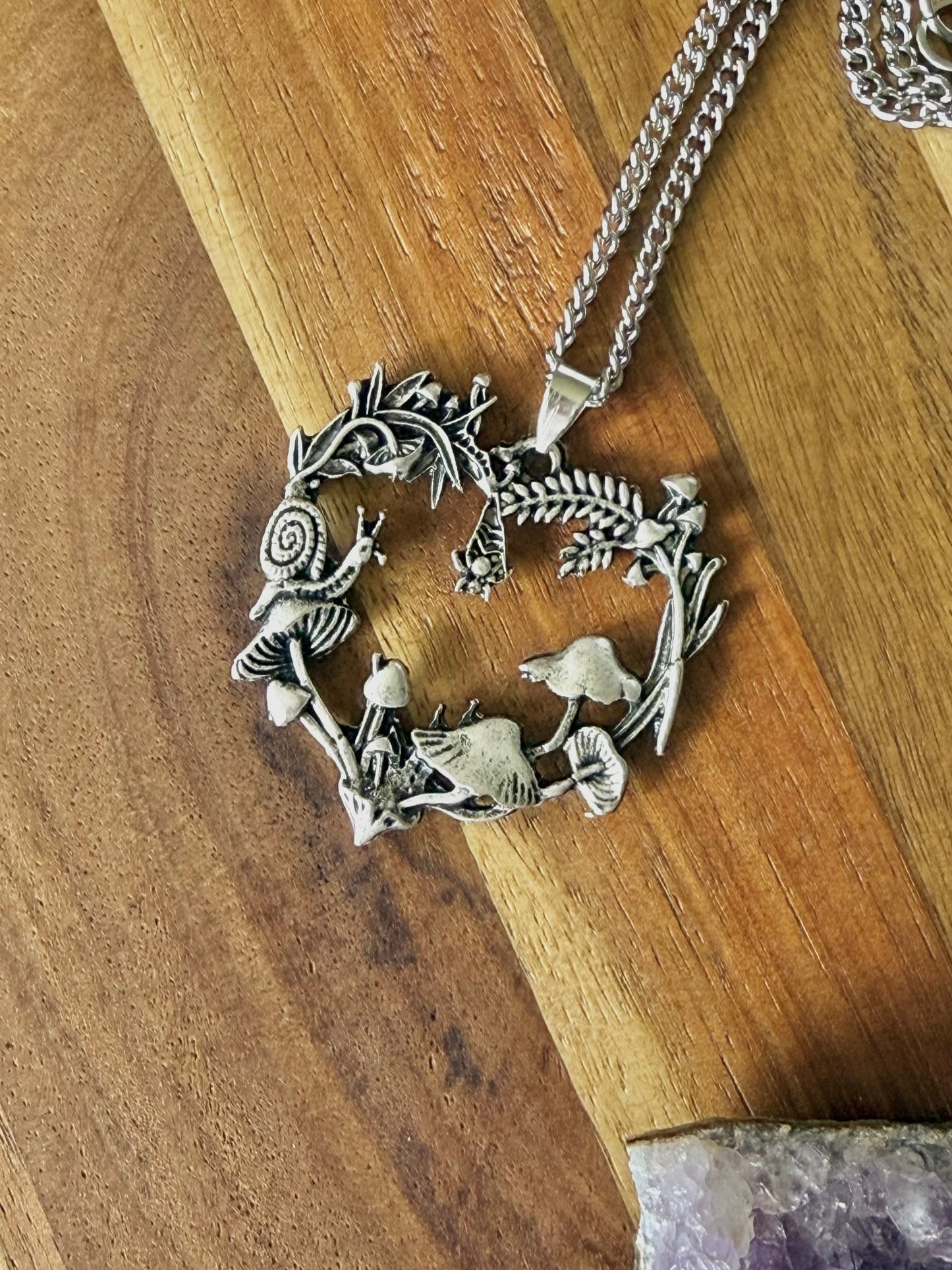 Forest Floor Pendant Necklace