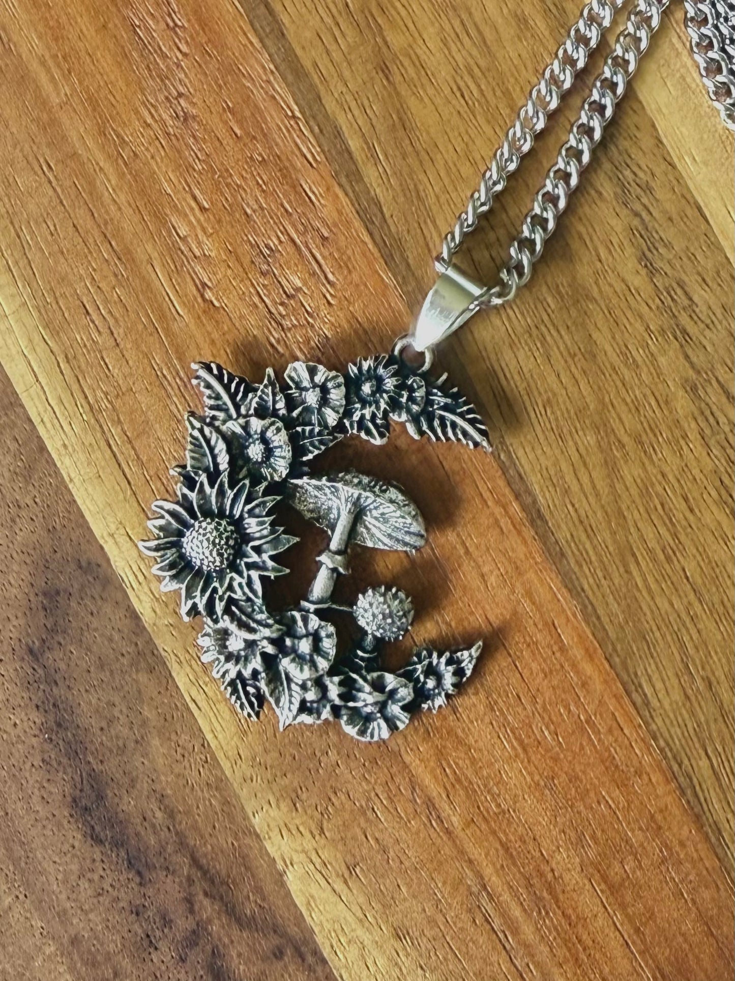 Mushroom Lover Pendant Necklace