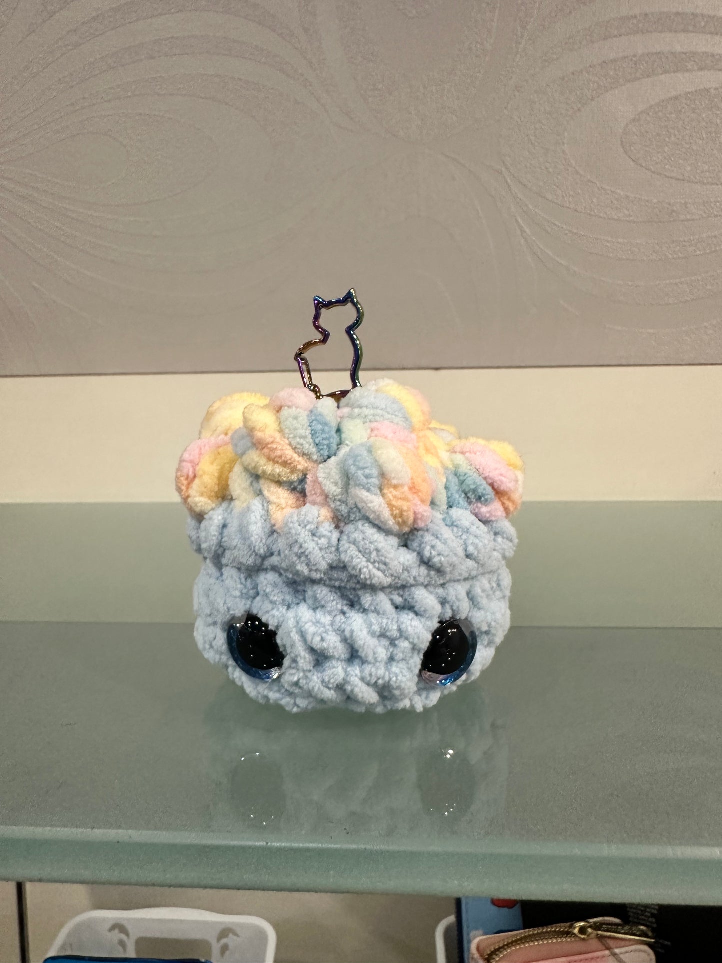 Crochet Cauldron Keychains