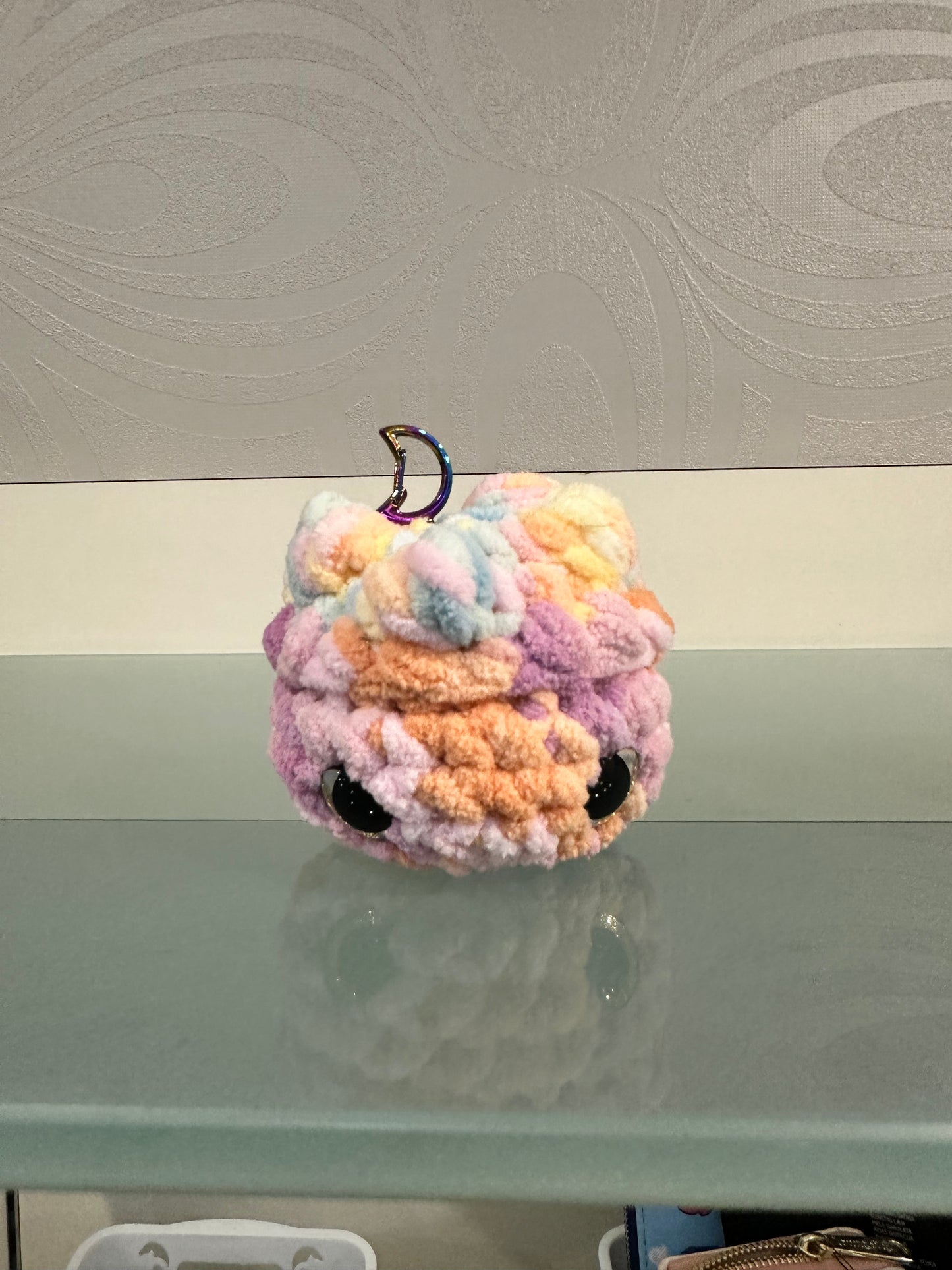 Crochet Cauldron Keychains