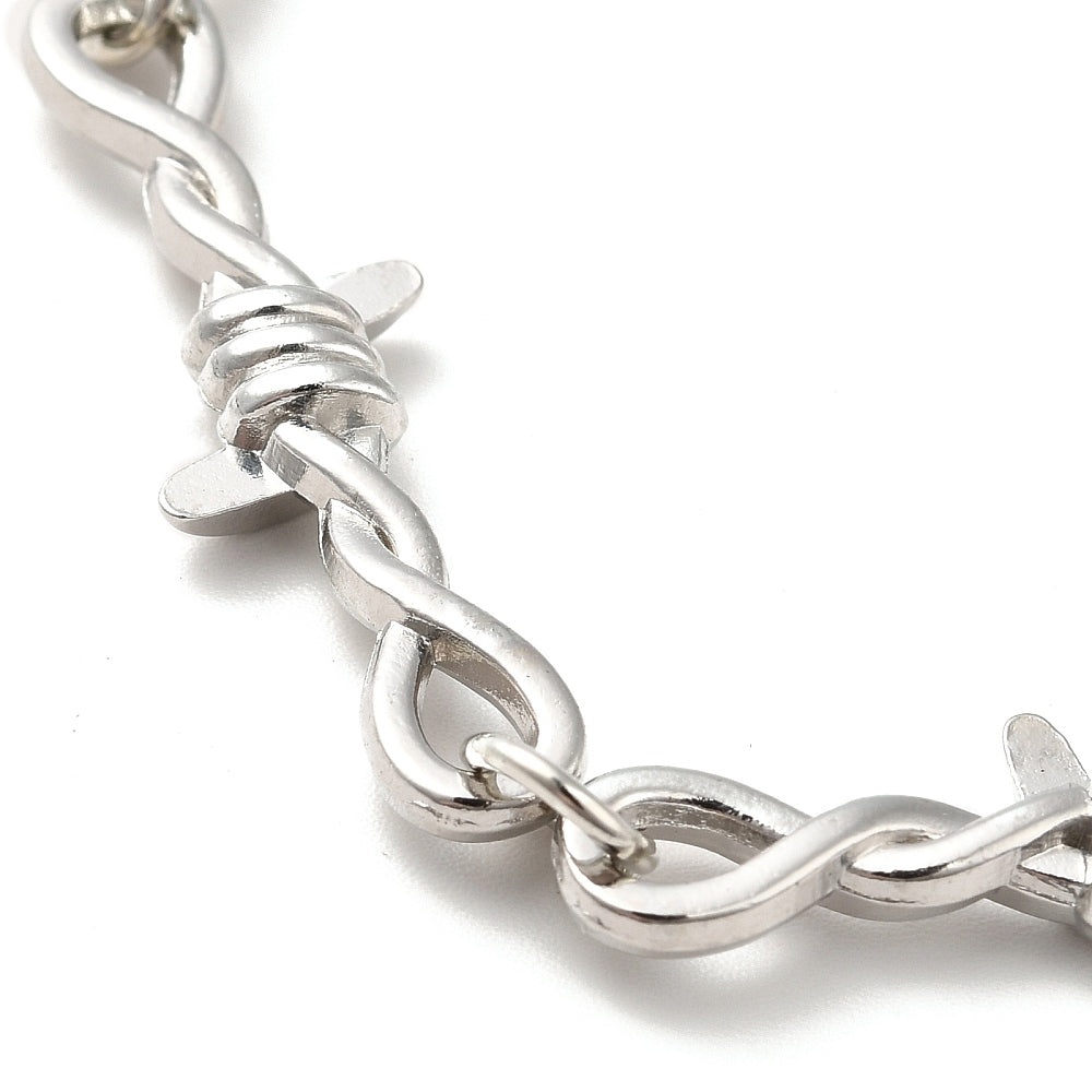 Barbed Wire Alloy Bracelet