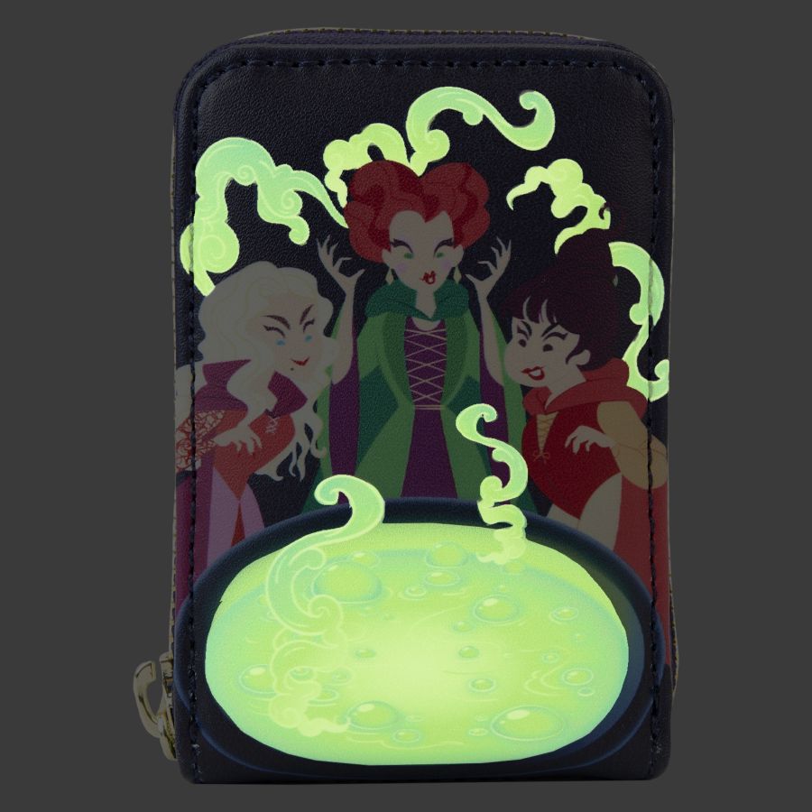 Hocus Pocus - Sanderson Sisters Cauldron Glow Accordion Wallet