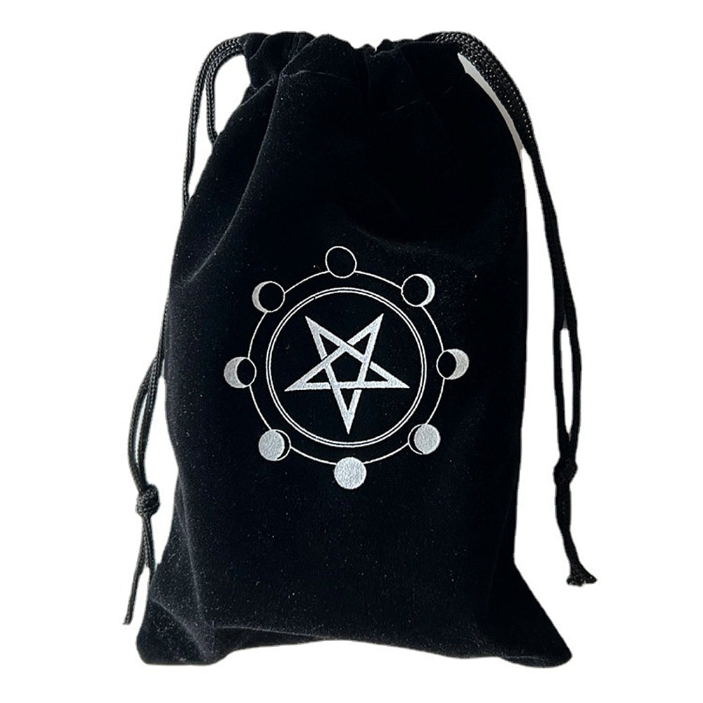 Pentagram Moon Phase Tarot Bag 