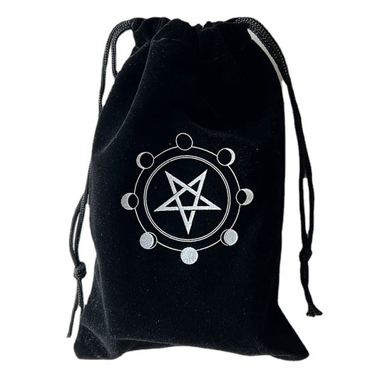 Pentagram Moon Phase Tarot Bag 