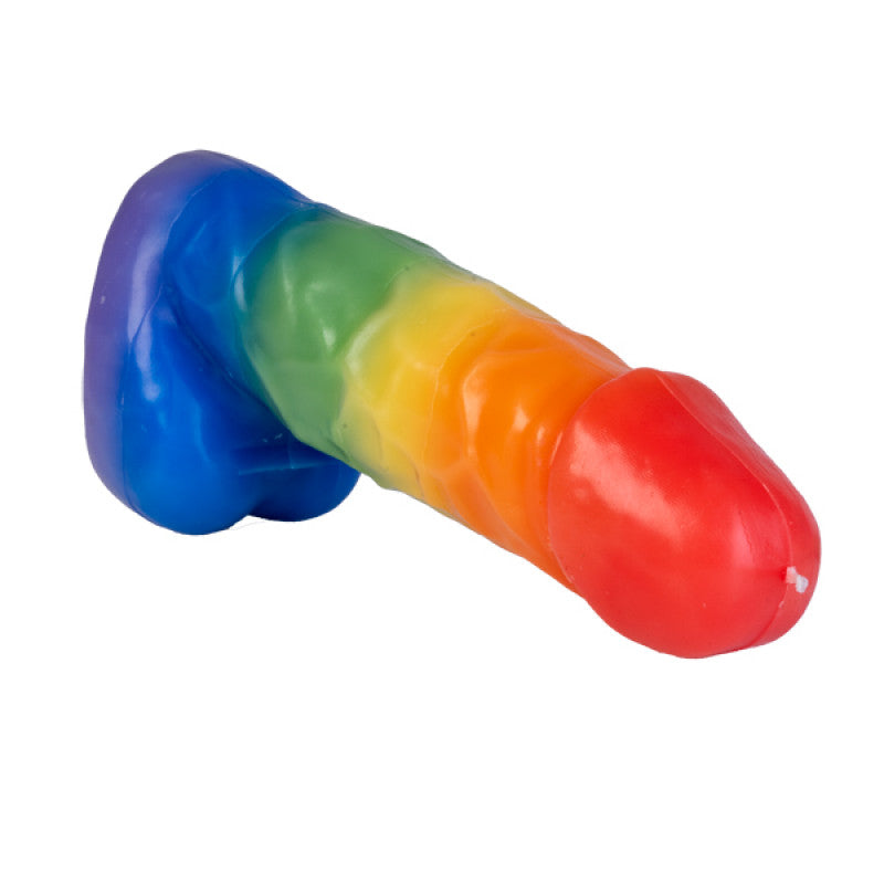 Rainbow Willy Candle