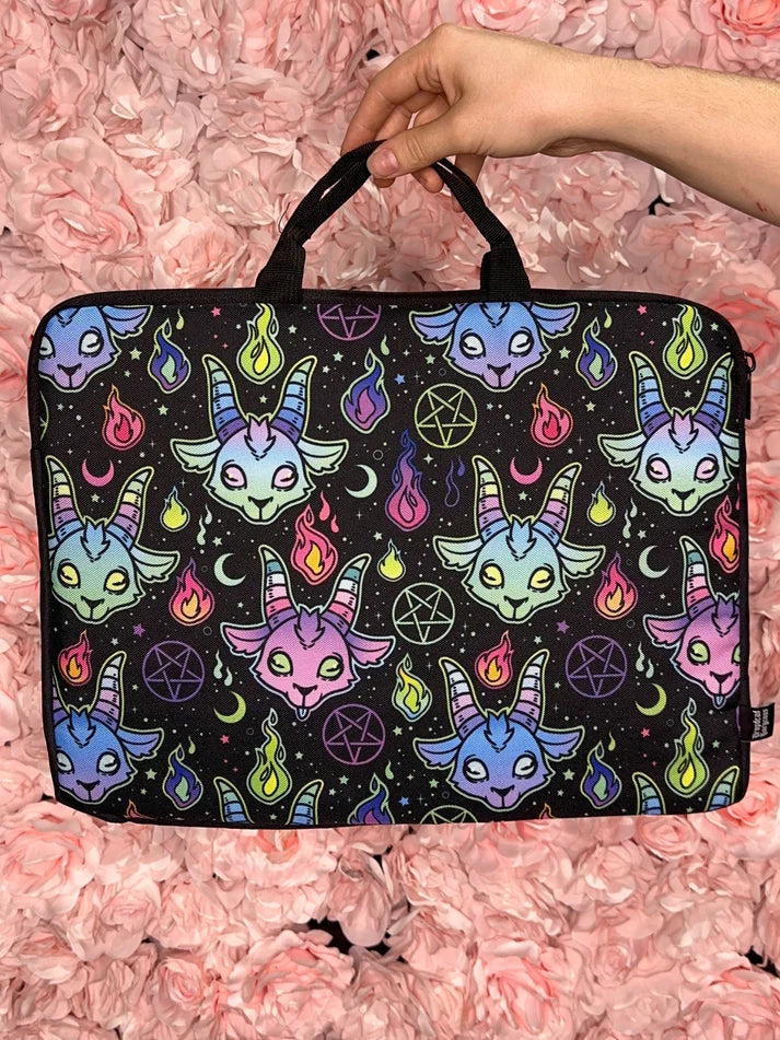 SCREAMIN’ DEMON - canvas laptop / tech case