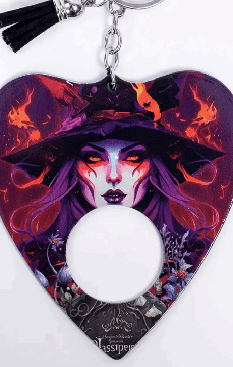 Jumbo Planchette Keychain - WITCHING YOU WELL