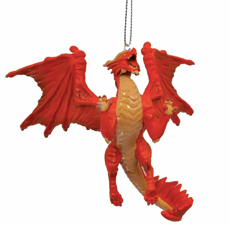 Dungeons & Dragons Red Dragon 3 1/2-Inch Resin Ornament