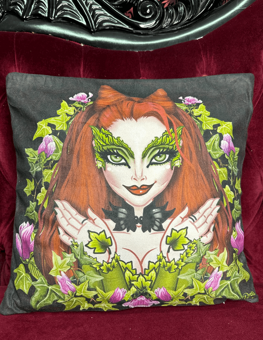 THE POISONOUS ONE - Rose Demon Cushion Cover