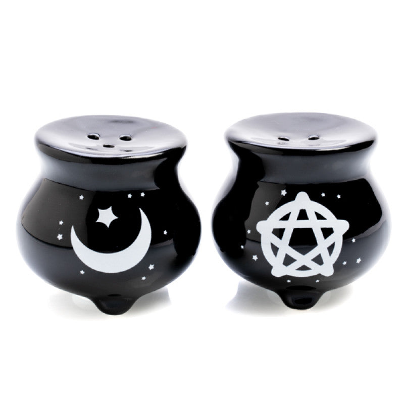Witches' Brew Cauldron Salt & Pepper Set