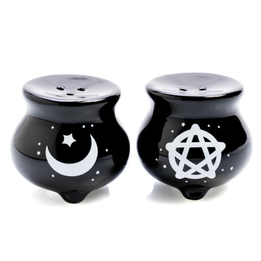 Witches' Brew Cauldron Salt & Pepper Set