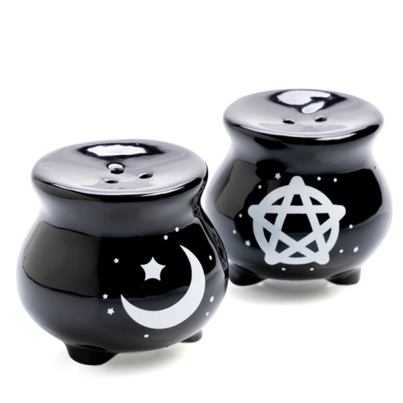 Witches' Brew Cauldron Salt & Pepper Set