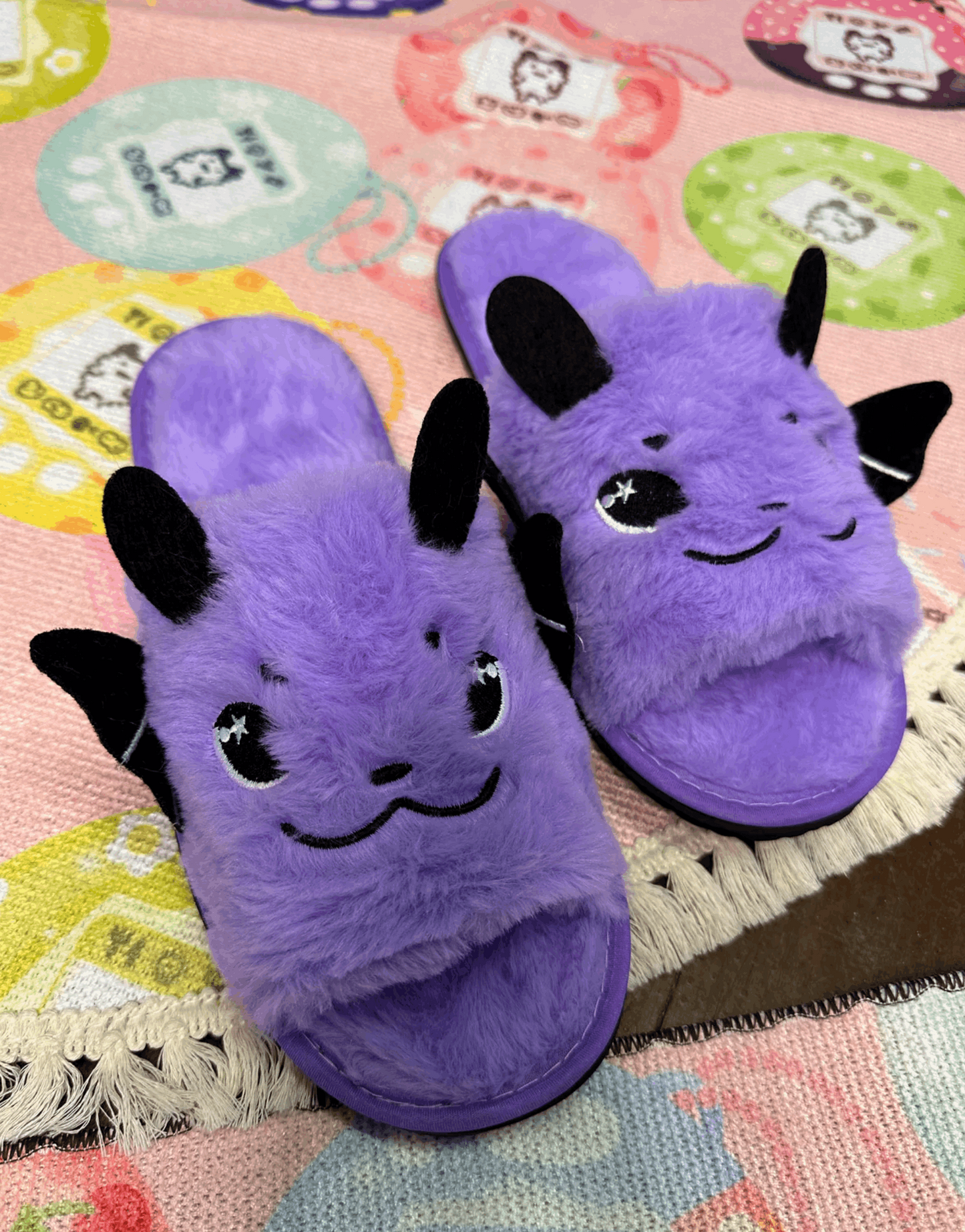 TOTAL CREEP- kawaii bat house slippers