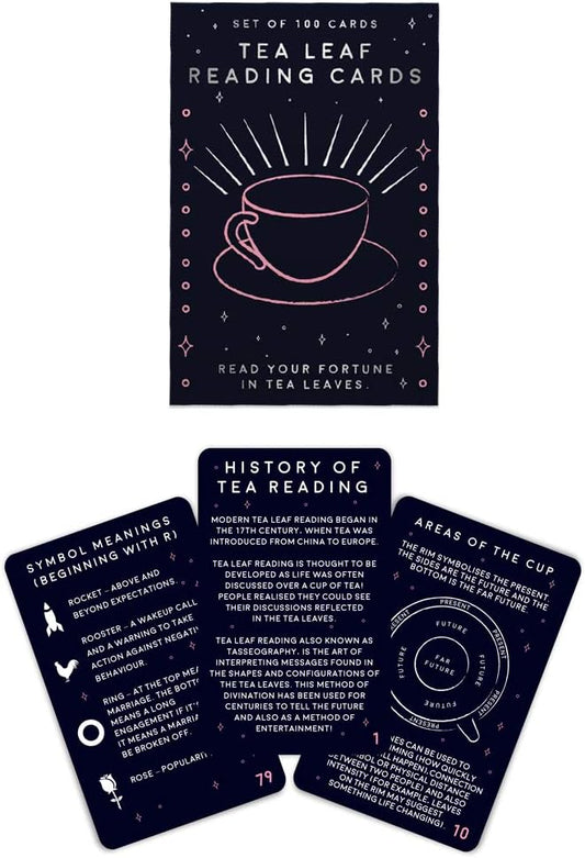 Tea Leaf Reading Cards Fortune Telling Interpretation Deck