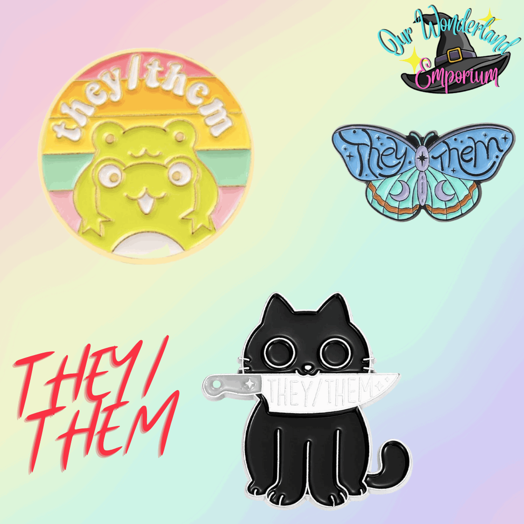 They/Them Pronoun Pins
