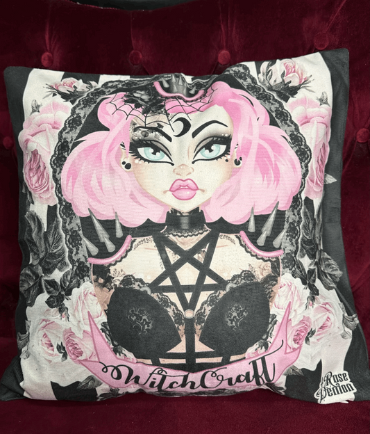 WITCH CRAFT - Rose Demon Cushion Cover