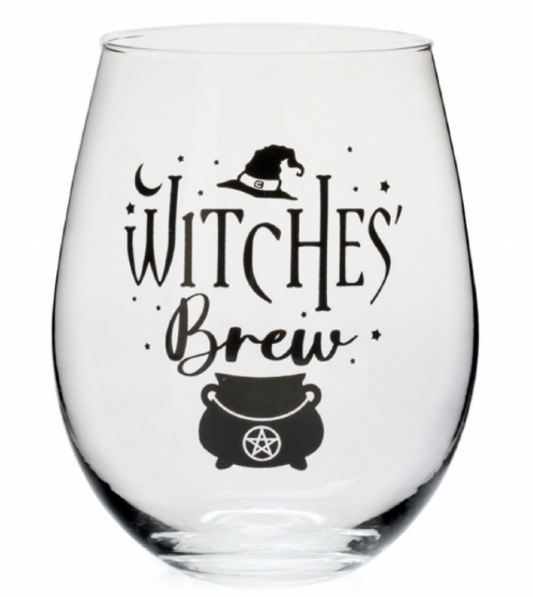 Witches Brew Stemless Wine Glass