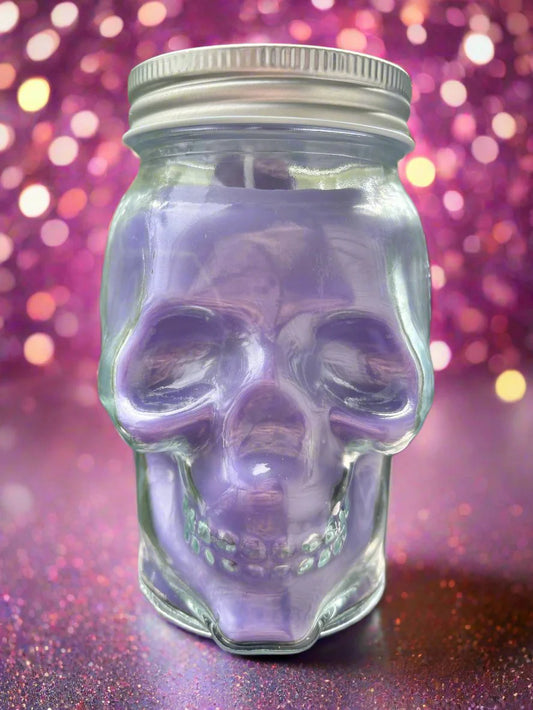 ARTEMIS - Forest Fruit crystal skull head soy candle