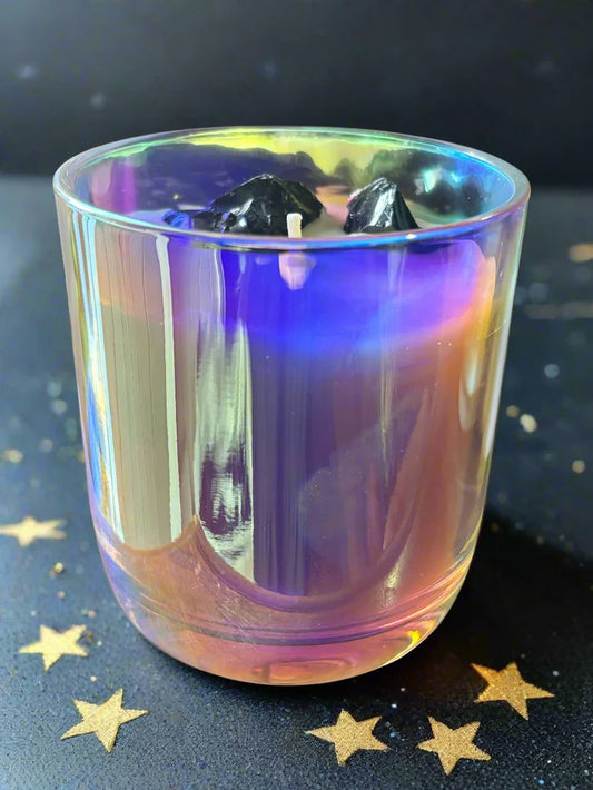 FULL MOON - crystal stone soy candle