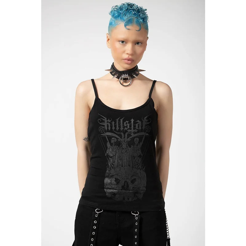 Killstar Tank Top - Deimos Strappy Cami Size Small